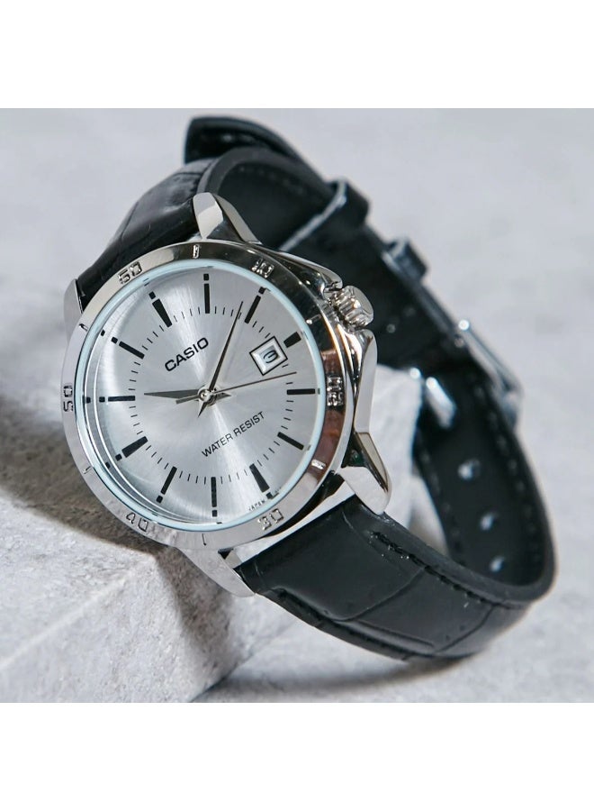 كاسيو ساعة كاسيو MTP/LTP-V004L-7A تناظرية للزوجين بسوار جلدي - Image 3